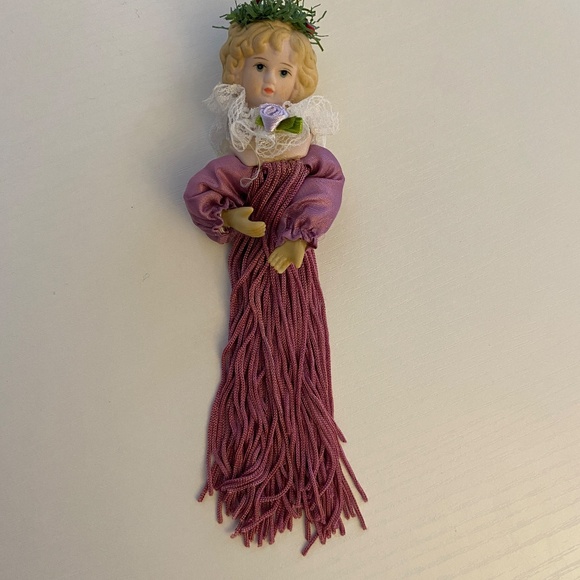 Vintage Victorian Tassel Dolls Set of Three (3) - Picture 7 of 10